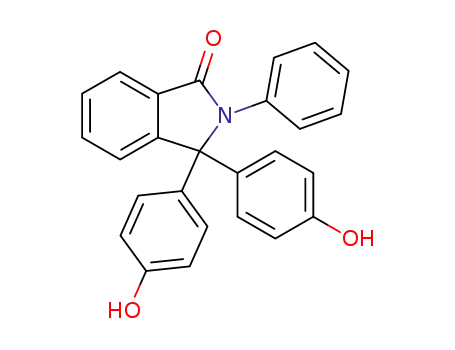 1H-ISOINDOL-1-ONE,2,3-DIHYDRO-3,3-BIS(4-HYDROXYPHENYL)-2-PHENYL-