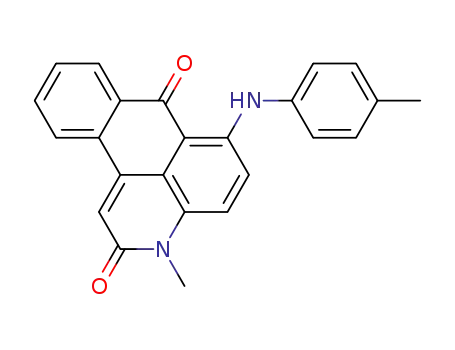 3H-Naphtho[1,2,3-de]quinoline-2,7-dione,3-methyl-6-[(4-methylphenyl)amino]-