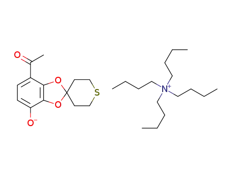 tetrabutylammonium 7-acetylspiro[1,3-benzodioxole-2,4'-tetrahydrothiopyran]-4-olate