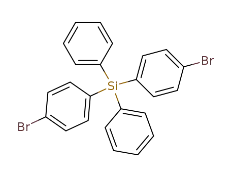 Molecular Structure of 18733-91-0 (bis(4-bromophenyl)-diphenyl-silane)