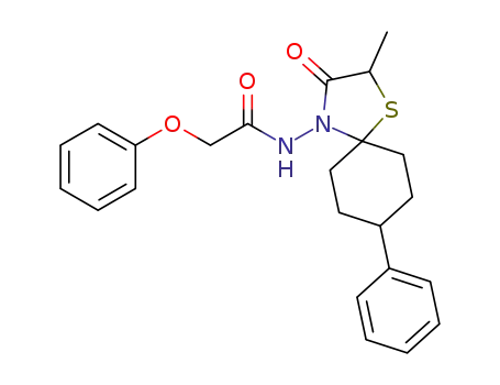 N‐(2‐methyl‐8‐phenyl‐3‐oxo‐1‐thia‐4‐azaspiro[4.5]dec‐4‐yl)‐2‐phenoxyacetamide