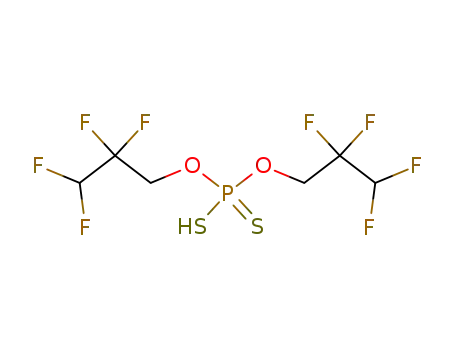 Molecular Structure of 87992-83-4 (1-Propanol, 2,2,3,3-tetrafluoro-, hydrogen phosphorodithioate)