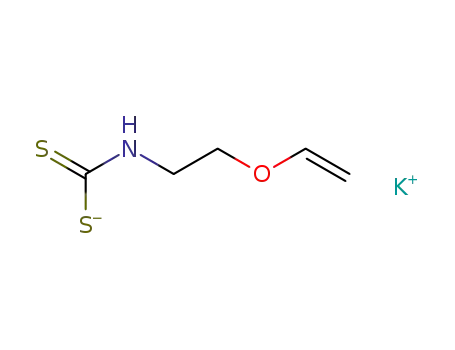 Potassium N-<(2-vinyloxy)ethyl>dithiocarbamate