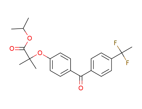 2-(4-(4-(1,1-difluoroethyl)benzoyl)phenoxy)-2-methylpropionoic acid isopropyl ester