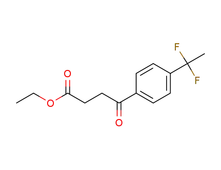 4-(4-(1,1-difluoroethyl)phenyl)-4-oxobutanoic acid ethyl ester