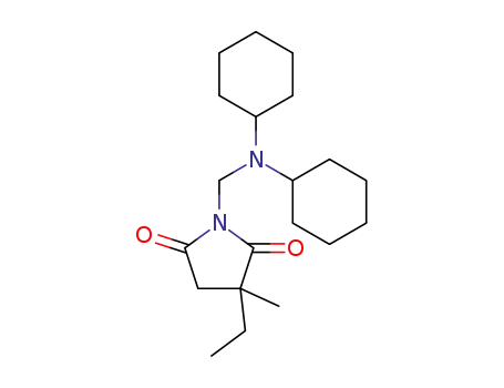 1-[(dicyclohexylamino)methyl]-3-methyl-3-ethylpyrrolidine-2,5-dione