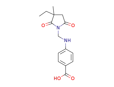 4-{[(3-methyl-3-ethyl-2,5-dioxopyrrolidin-1-yl)-methyl]amino}benzoic acid