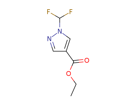 1H-Pyrazole-4-carboxylic acid, 1-(difluoromethyl)-, ethyl ester