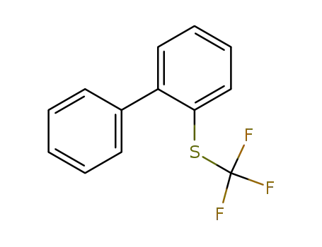 2-<(trifluoromethyl)thio>biphenyl