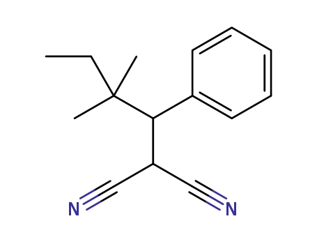2-(2,2-dimethyl-1-phenylbutyl)malononitrile
