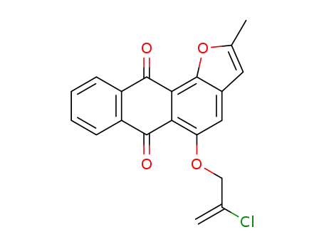 5-(2'-chloroprop-2'-enyloxy)-2-methyl-6,11-dihydroanthra<1,2-b>furan-6,11-dione