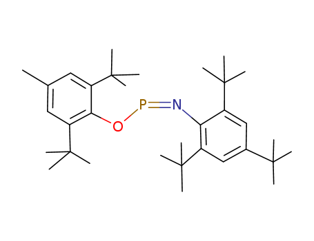 Phosphenimidous acid,[2,4,6-tris(1,1-dimethylethyl)phenyl]-,2,6-bis(1,1-dimethylethyl)-4-methylphenyl ester (9CI)