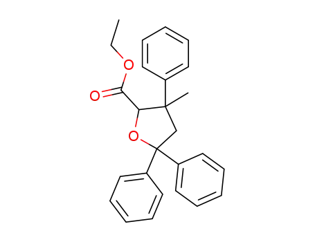 ethyl 3-methyl-3,5,5-triphenyltetrahydrofuran-2-carboxylate
