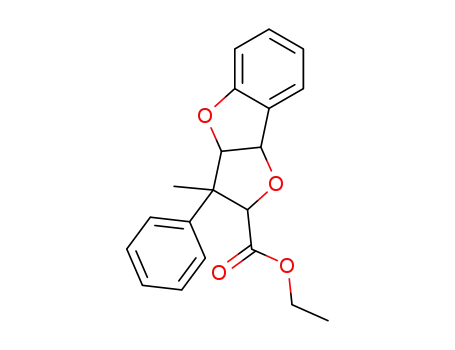 ethyl 3-methyl-3-phenyl-2,3,3a,8b-tetrahydrofuro[3,2-b]benzofuran-2-carboxylate