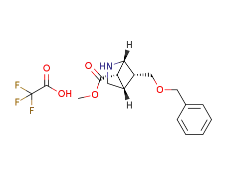 (-)-methyl 6-((benzyloxy)methyl)-2-azabicyclo[2.1.1]hexane-5-carboxylate trifluoroacetate