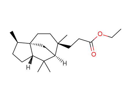 ethyl 3-((3R,3aS,6S,7S,8aS)-3,6,8,8-tetramethyloctahydro-1H-3a,7-methanoazulen-6-yl)propanoate