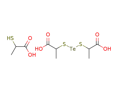 2,6-dimethyl-3,5-dithia-4-tellura-heptanedioic acid ; compound with thiolactic acid
