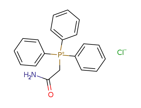 Molecular Structure of 25361-54-0 ((2-amino-2-oxoethyl)(triphenyl)phosphonium chloride)
