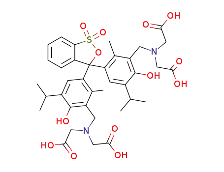 Molecular Structure of 3778-22-1 (Thymolphthalexon S)