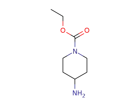 Molecular Structure of 58859-46-4 (Ethyl 4-amino-1-piperidinecarboxylate)