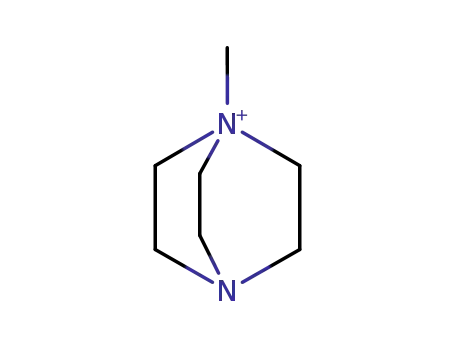 Molecular Structure of 40473-48-1 (4-Aza-1-azoniabicyclo[2.2.2]octane, 1-methyl-)