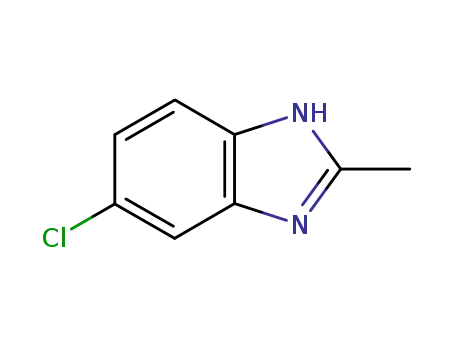 Molecular Structure of 2818-69-1 (5-Chloro-2-methylbenzimidazole)