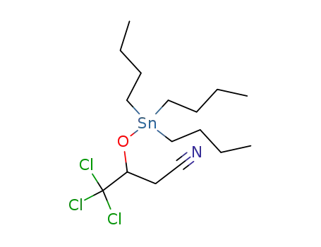 <1-Trichlormethyl-2-cyanethoxy>-tributylzinn