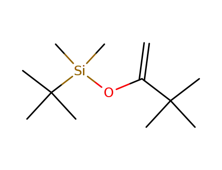 Molecular Structure of 84850-50-0 (Silane, (1,1-dimethylethyl)(2,2-dimethyl-1-methylenepropoxy)dimethyl-)