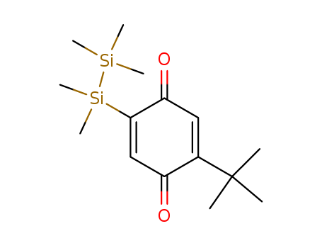 2,5-Cyclohexadiene-1,4-dione, 2-(1,1-dimethylethyl)-5-(pentamethyldisilanyl)-