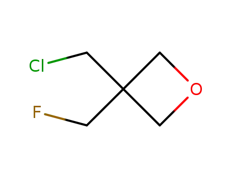 Molecular Structure of 74465-76-2 (3-fluoromethyl-3-chloromethyloxetane)