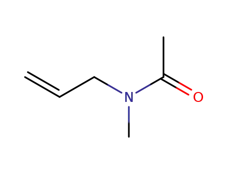 Molecular Structure of 53376-60-6 (Acetamide, N-methyl-N-2-propenyl-)