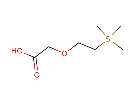 Molecular Structure of 104206-48-6 (Acetic acid, [2-(trimethylsilyl)ethoxy]-)