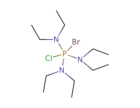 1-Bromo-1-chloro-N,N,N',N',N'',N''-hexaethyl-lambda~5~-phosphanetriamine