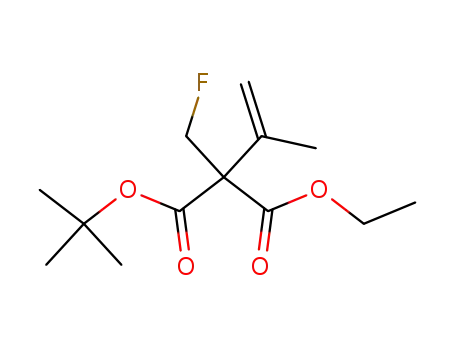 2-Fluoromethyl-2-isopropenyl-malonic acid tert-butyl ester ethyl ester
