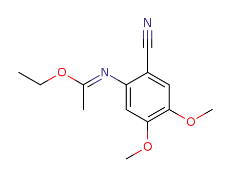 ethyl N-(2-cyano-4,5-dimethoxyphenyl)acetimidate