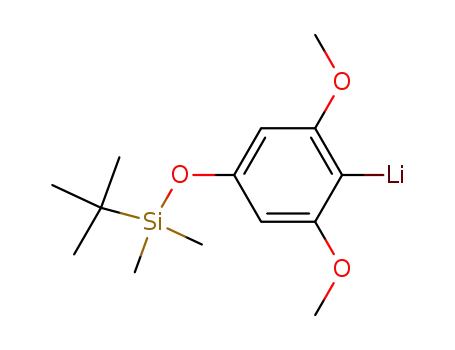 t-butyldimethylsiloxy-3,5-dimethoxybenzene-4-lithio