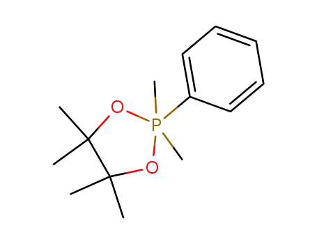 Molecular Structure of 88635-87-4 (1,3,2-Dioxaphospholane, 2,2-dihydro-2,2,4,4,5,5-hexamethyl-2-phenyl-)