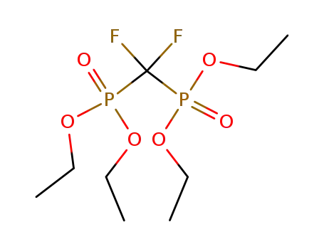 Molecular Structure of 78715-58-9 (Tetraethyl Difluoromethylenebisphosphonate)