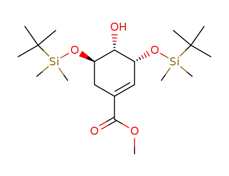 Methyl (3R,4R,5R)-3,5-Bis<(tert-butyl)dimethylsilyloxy>-4-hydroxycyclohex-1-ene-1-carboxylate