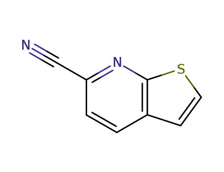 Molecular Structure of 86344-86-7 (Thieno[2,3-b]pyridine-6-carbonitrile)