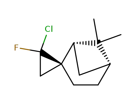 2'-chloro-2'-fluoro-6,6-dimethylbicyclo<3.1.1>heptane-2-spiro-1'-cyclopropane