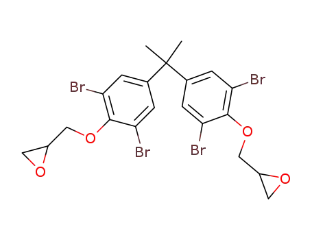 Molecular Structure of 3072-84-2 (TETRABROMOBISPHENOL A DIGLYCIDYL ETHER)