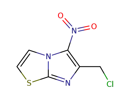 5-nitro-6-chloromethylimidazo<2,1-b>thiazole