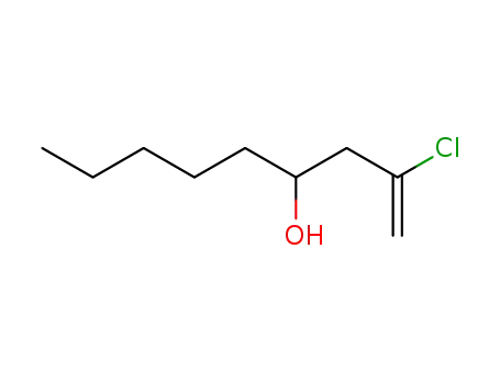 Molecular Structure of 133691-03-9 (1-Nonen-4-ol, 2-chloro-)