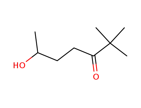 Molecular Structure of 139367-18-3 (3-Heptanone, 6-hydroxy-2,2-dimethyl-)