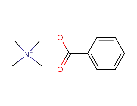 Molecular Structure of 25255-90-7 (TETRAMETHYLAMMONIUM BENZOATE)
