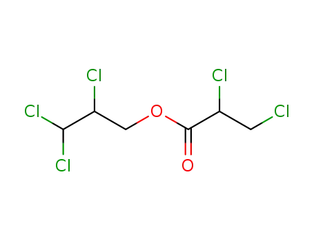 Molecular Structure of 97985-62-1 (Propanoic acid, 2,3-dichloro-, 2,3,3-trichloropropyl ester)