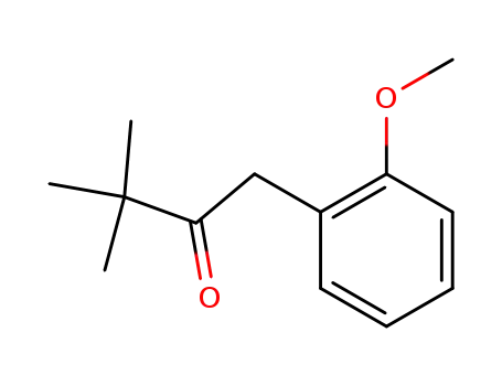 Molecular Structure of 75508-73-5 (2-Butanone, 1-(2-methoxyphenyl)-3,3-dimethyl-)