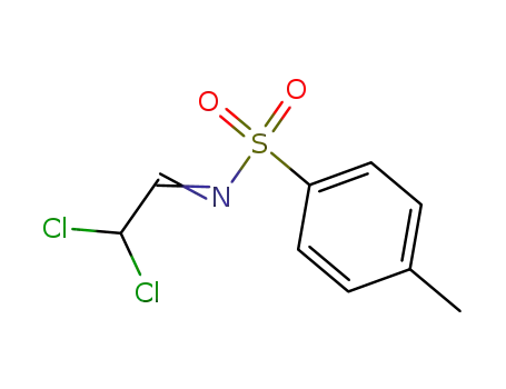 Molecular Structure of 113792-00-0 (Benzenesulfonamide, N-(2,2-dichloroethylidene)-4-methyl-)