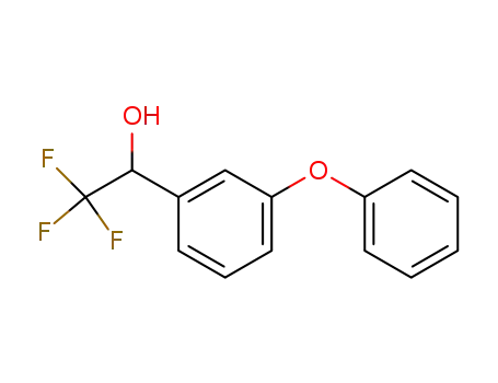 Molecular Structure of 67851-11-0 (Benzenemethanol, 3-phenoxy-a-(trifluoromethyl)-)